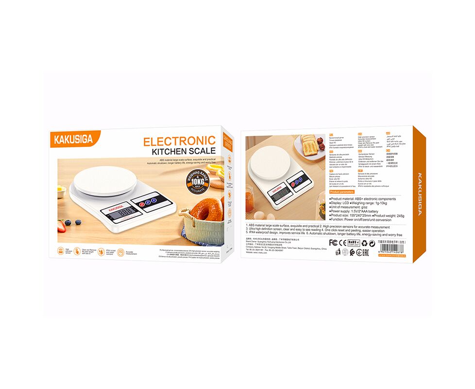 Весы электронные KAKUSIGA KSC-1577 White