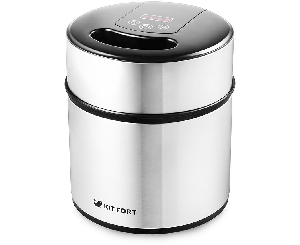 Мороженица Kitfort КТ-1804 серебристый/черный