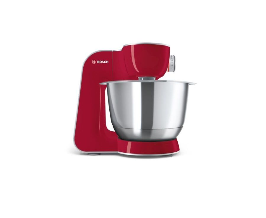 Кухонный комбайн Bosch MUM58720 красный/серебристый