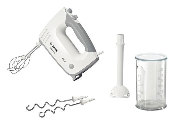 Миксер ручной Bosch MFQ 36440 белый/серый