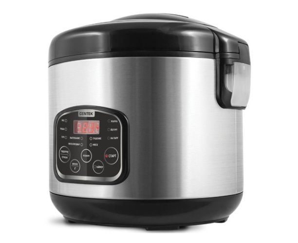 Мультиварка Centek CT-1490 чёрный/сталь
