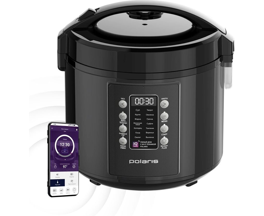 Мультиварка Polaris IQ Home PMC 0521 5л 750 Вт черный