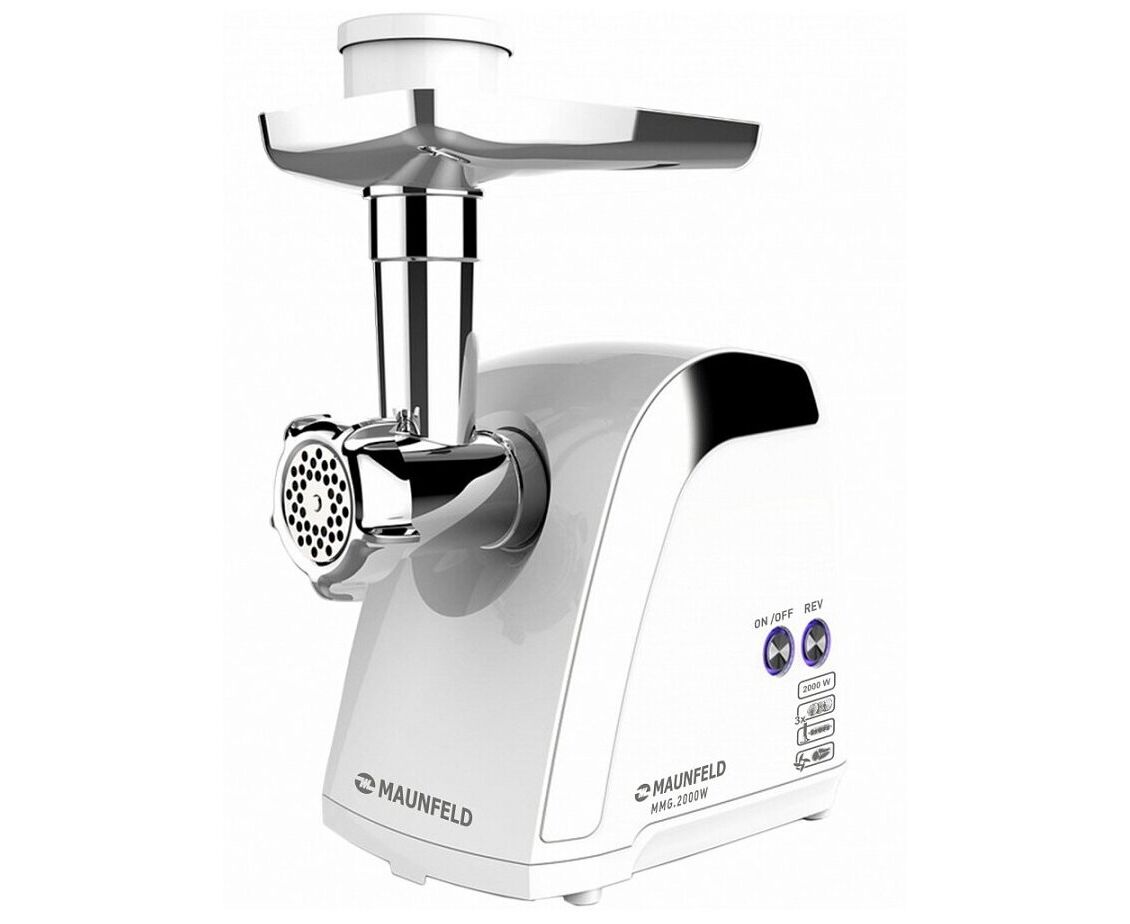 Мясорубка MAUNFELD MMG.2000 W, белый
