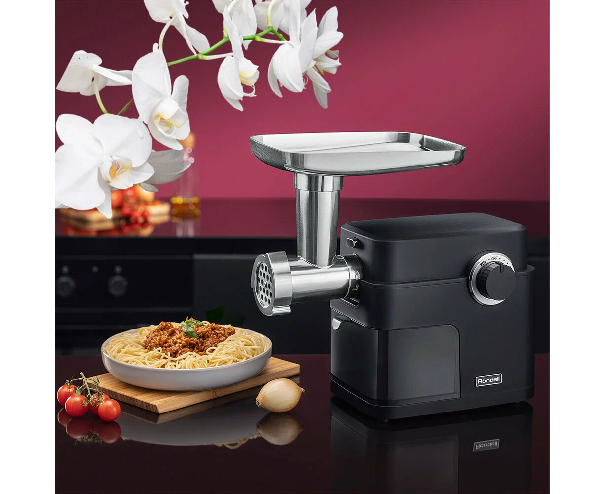 Мясорубка Rondell RDE-1453 черный