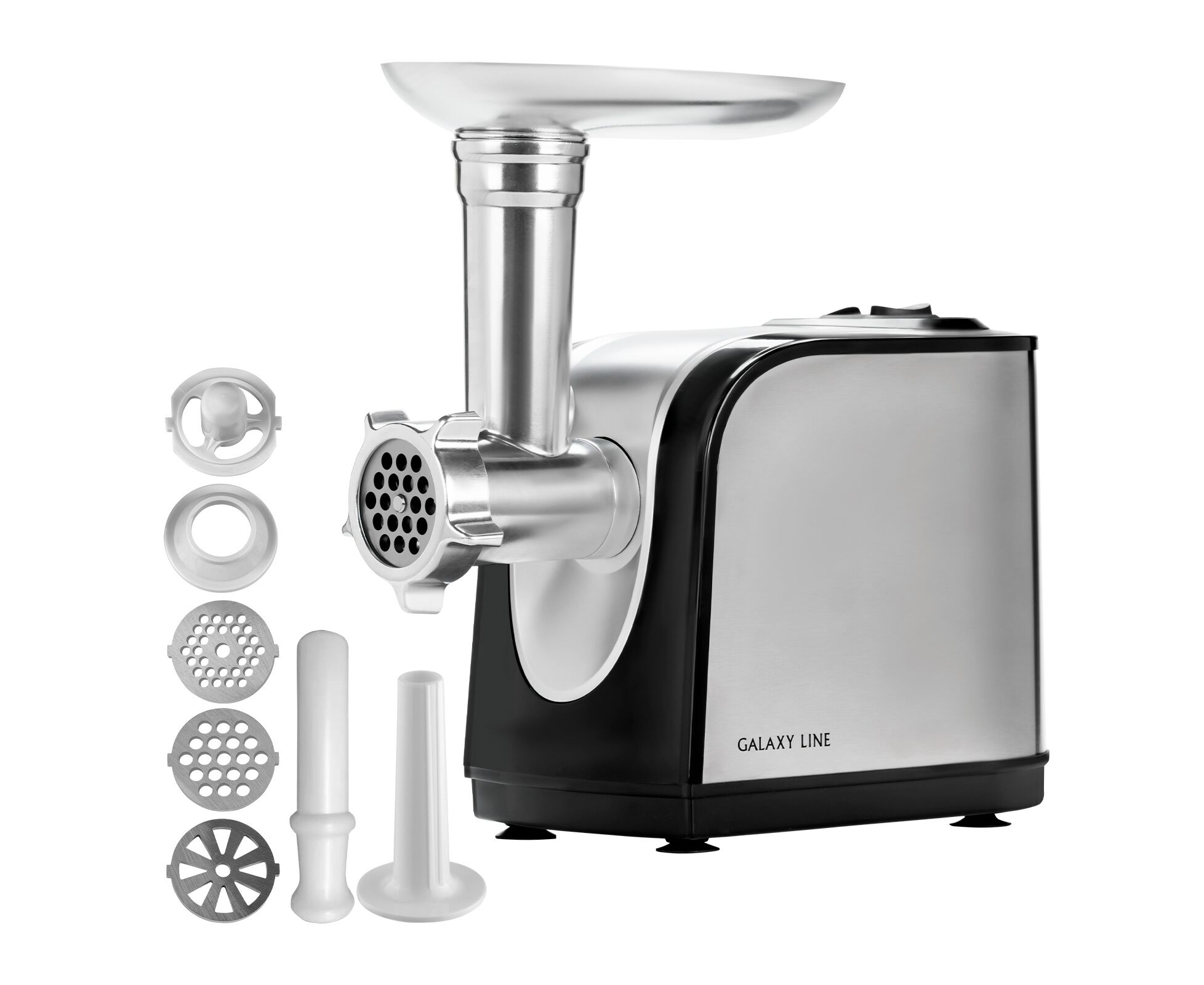 Мясорубка Galaxy Line GL 2416 мощность 1800 Вт, функция «Реверс»