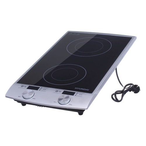 Плита индукционная Hyundai HYC-0103 черный/серебристый