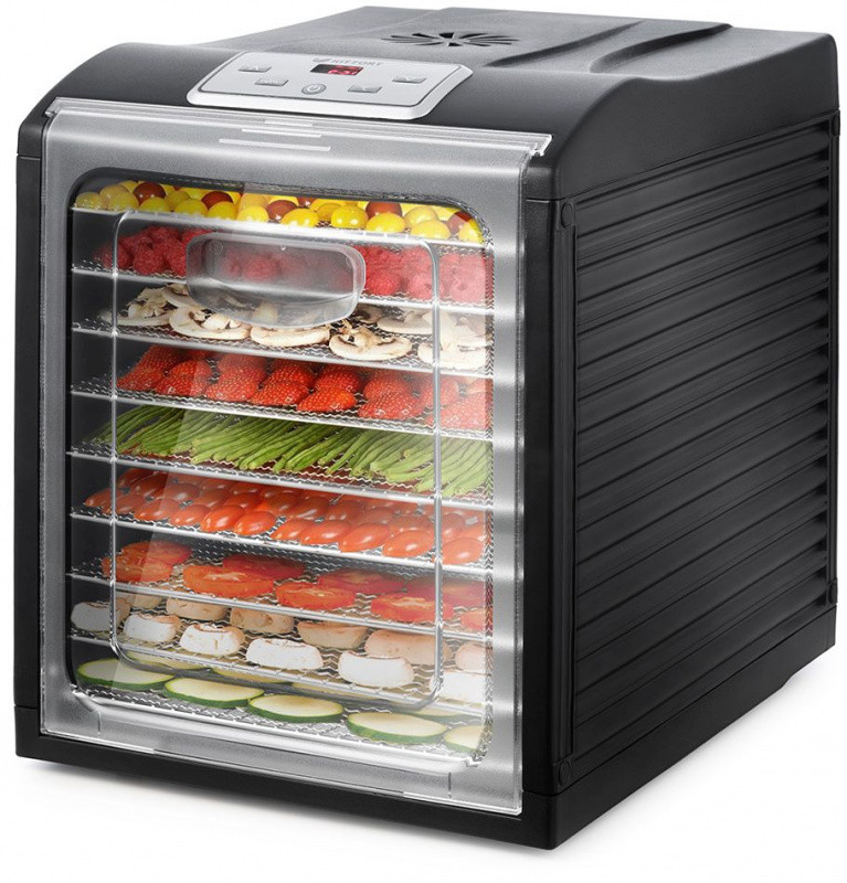 Сушка для фруктов и овощей Kitfort КТ-1908 9под. 700 Вт черный