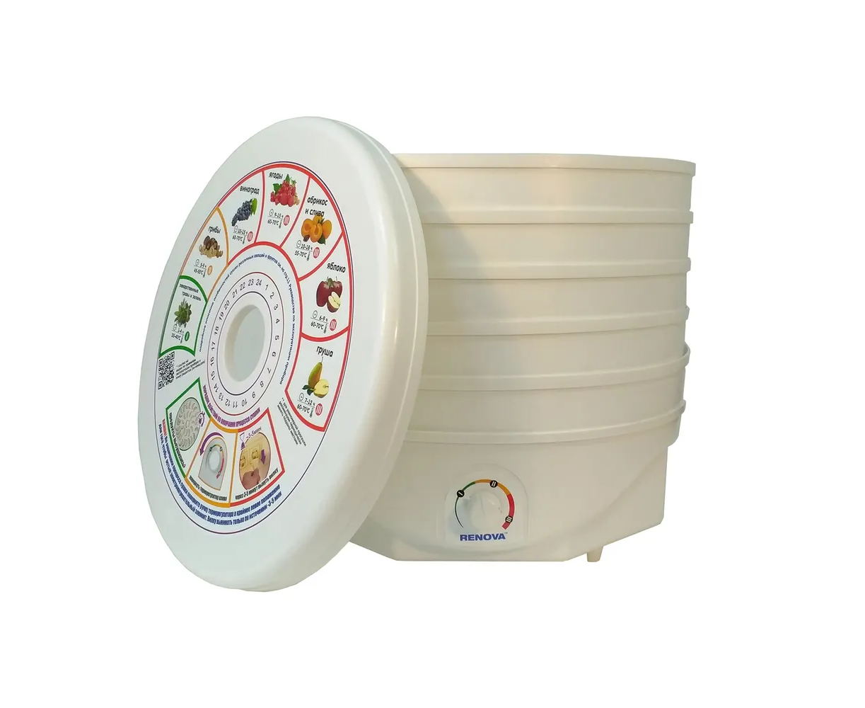Сушилка для овощей и фруктов RENOVA DVN37-500/5 B (R)