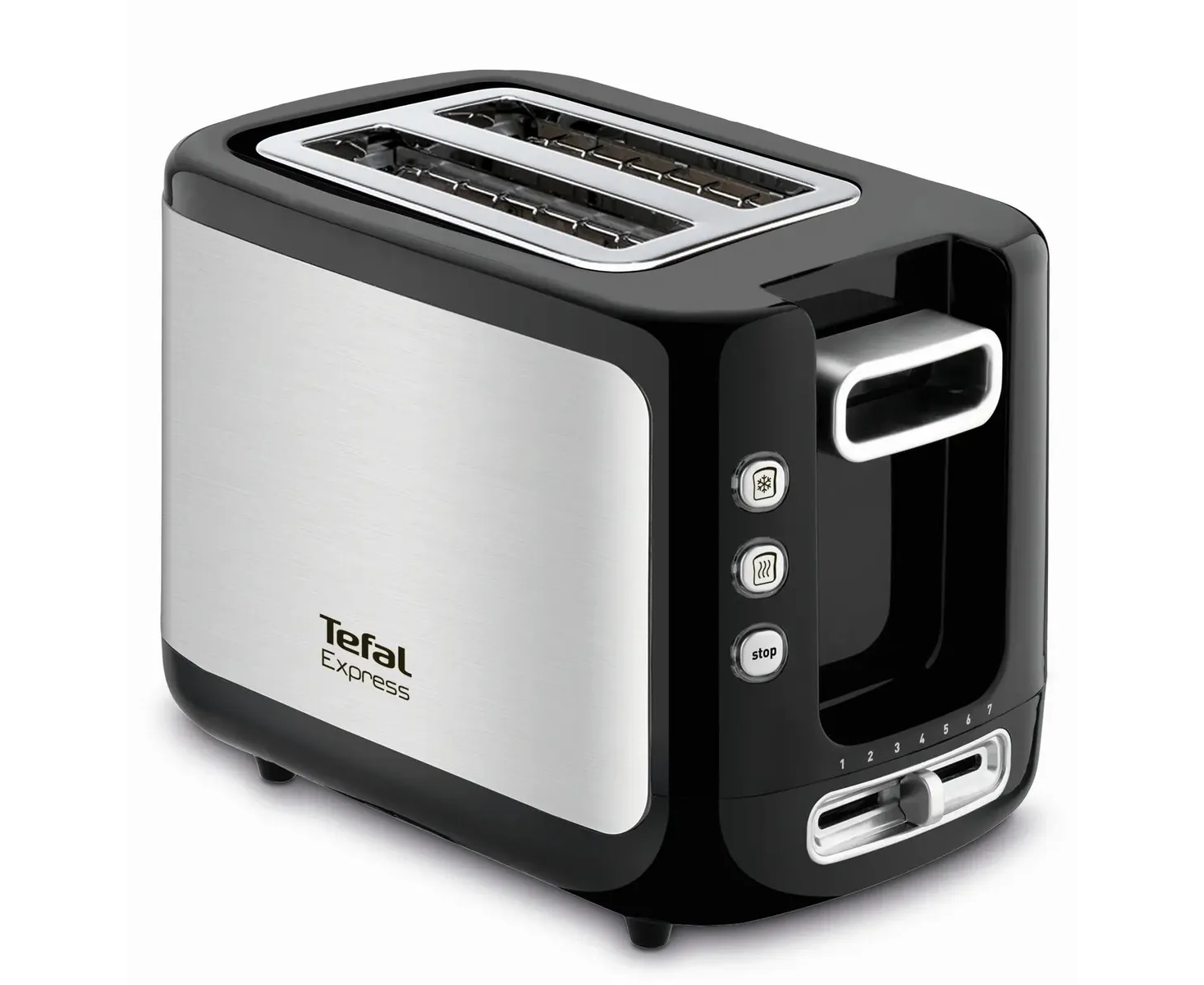 Тостер Tefal TT365031 серебристый/черный