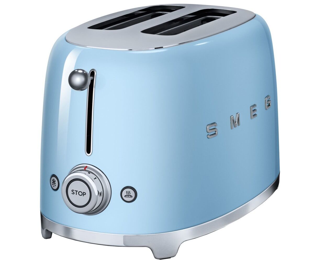 Тостер Smeg TSF01 PBEU, пастельный голубой