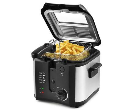 Фритюрница Kitfort КТ-2024 черный/серебристый