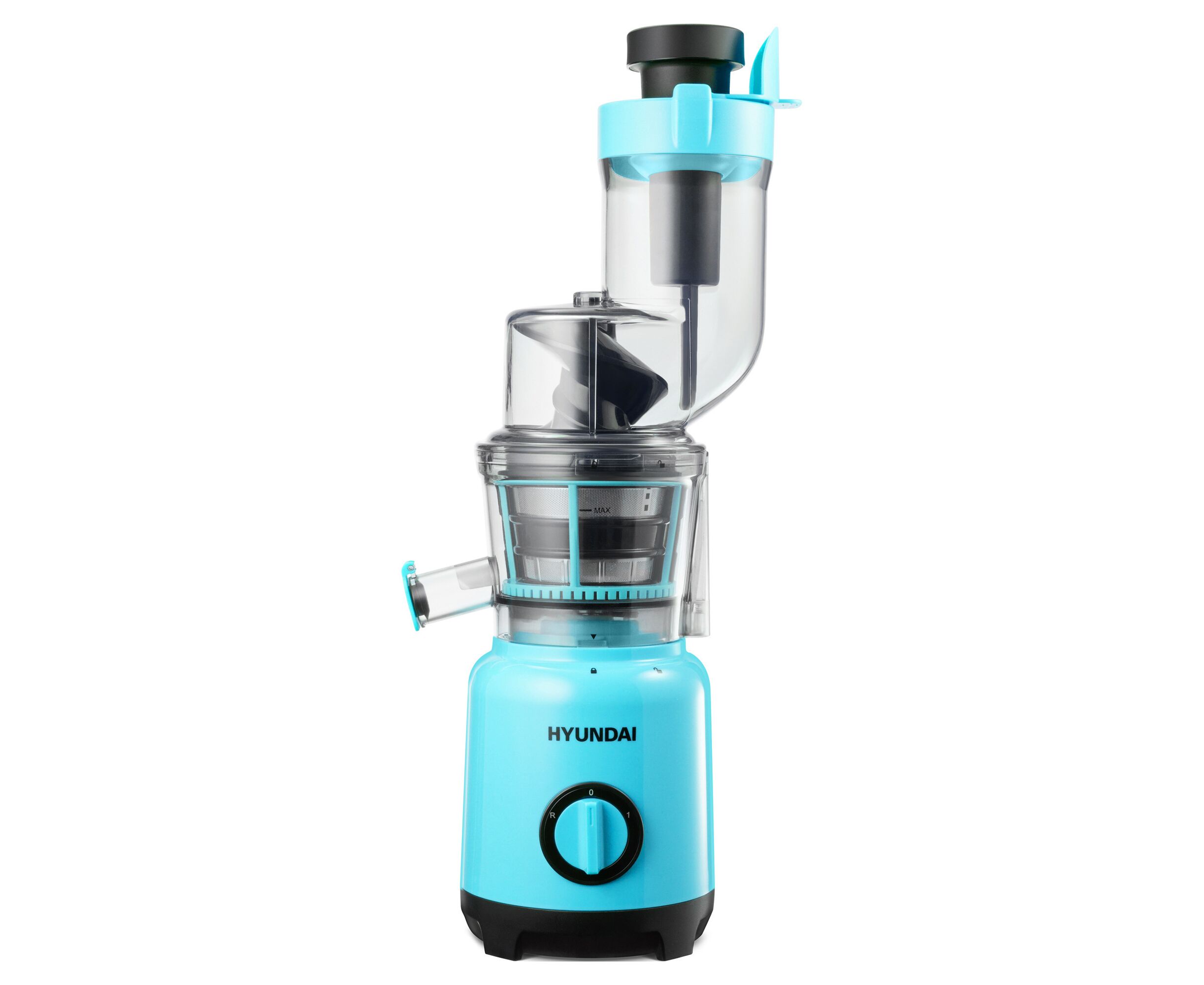 Соковыжималка шнековая Hyundai HY-JS6534 светло-синий