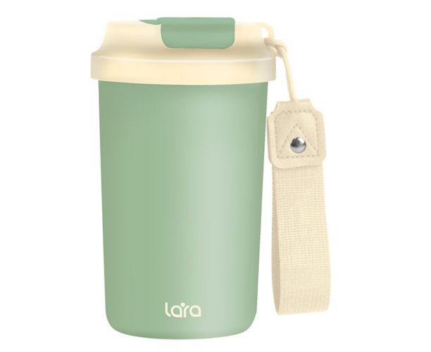 Термокружка LARA LR04-26 Green зеленый/желт