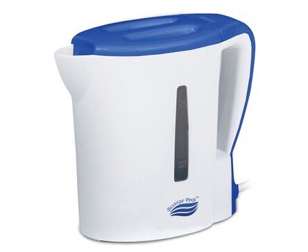 Чайник Великие Реки Мая-1 бело-синий, 0,5л, 500 Вт