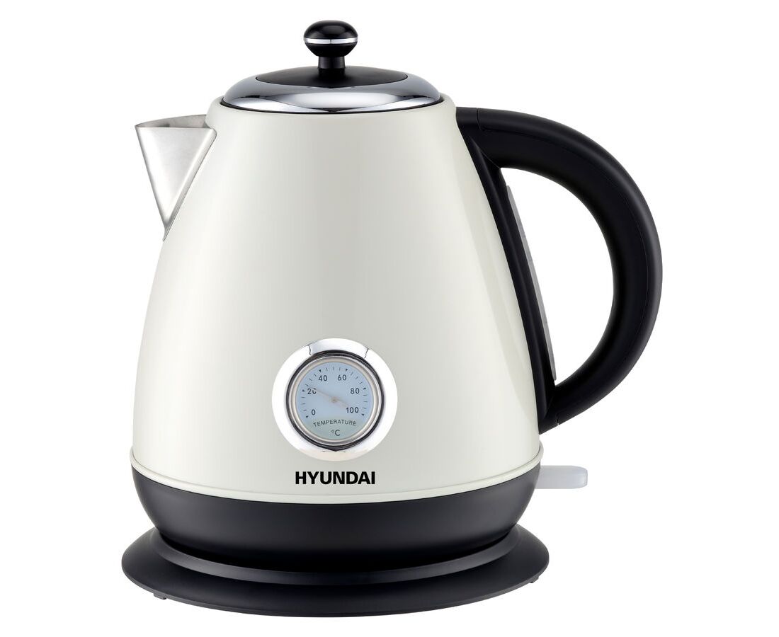 Чайник Hyundai HYK-S4502 жемчужный/черный