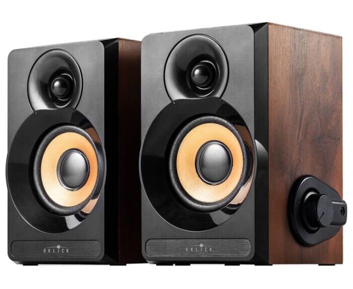 Колонки Oklick OK-161 темное дерево
