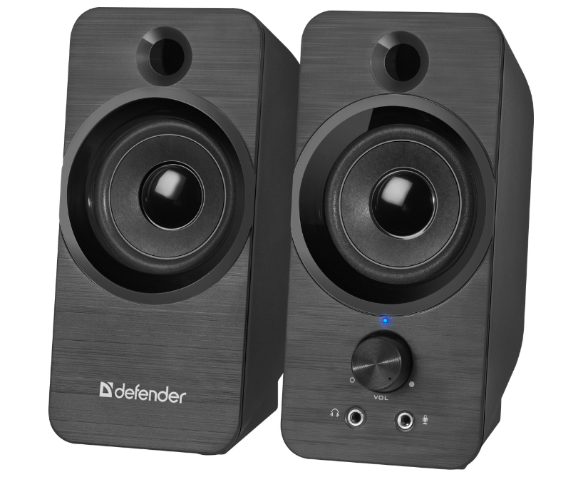 Акустическая система 2.0 DEFENDER SPK-190 черный, 8 Вт, питание от USB 65190