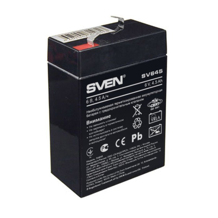 Аккумулятор Sven SV 645 6 V 4.5 Ah