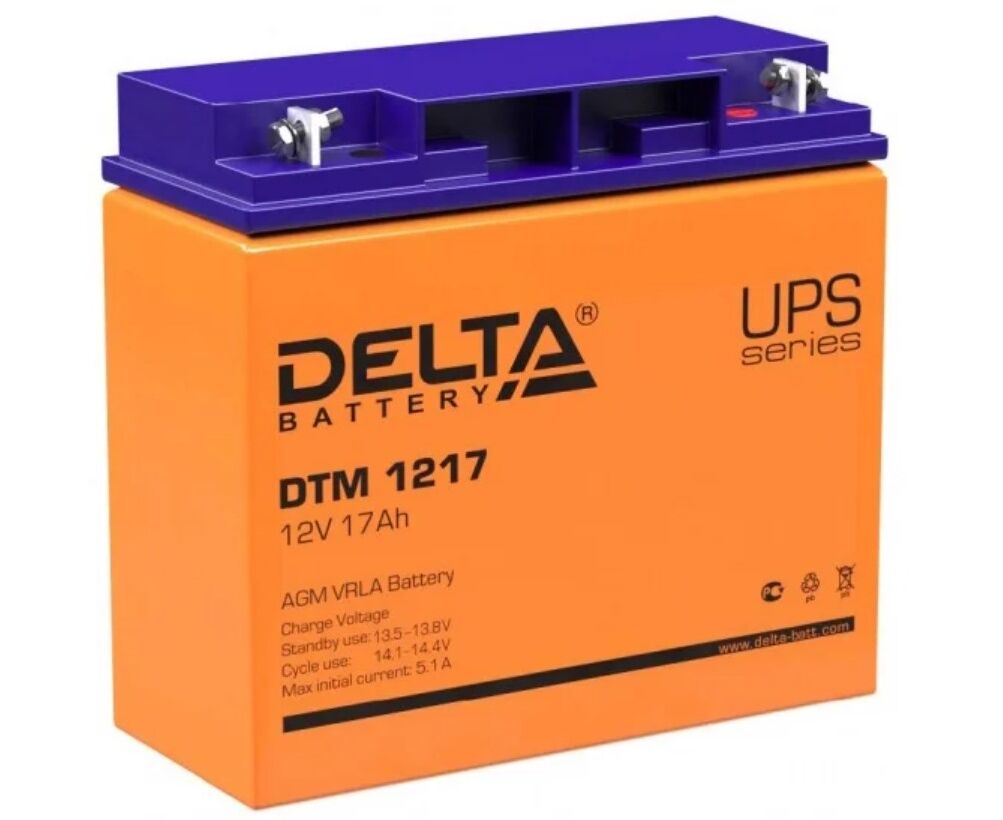 Батарея для ИБП Delta DTM 1217 12 В 17 Ач