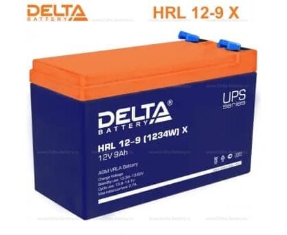 Батарея для ИБП Delta HRL 12-9 (1234 W) X 12 В 9 Ач