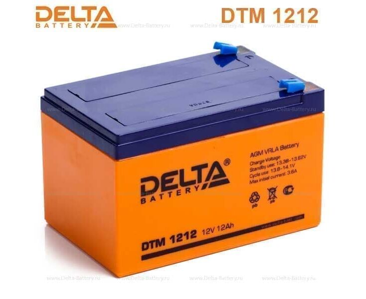 Батарея для ИБП Delta DTM 1212 12 В 12 Ач