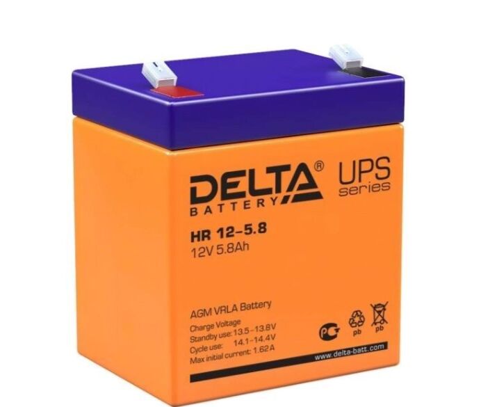 Батарея для ИБП Delta HR 12-5.8 12 В 5.8 Ач