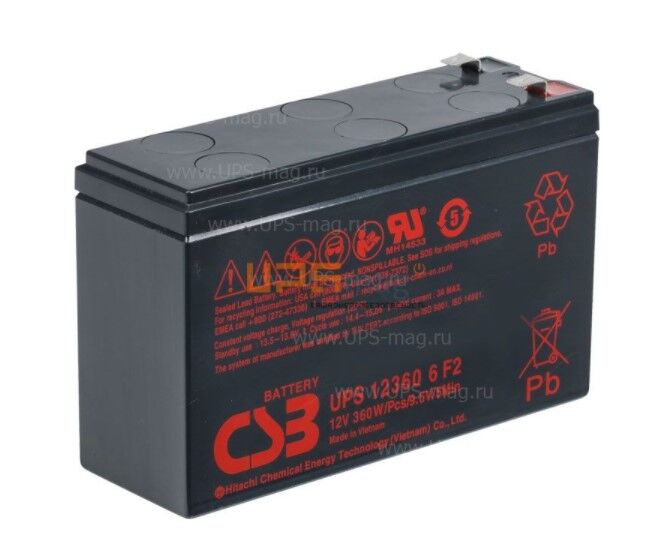 Аккумулятор CSB UPS123606 12 V 6 Ah