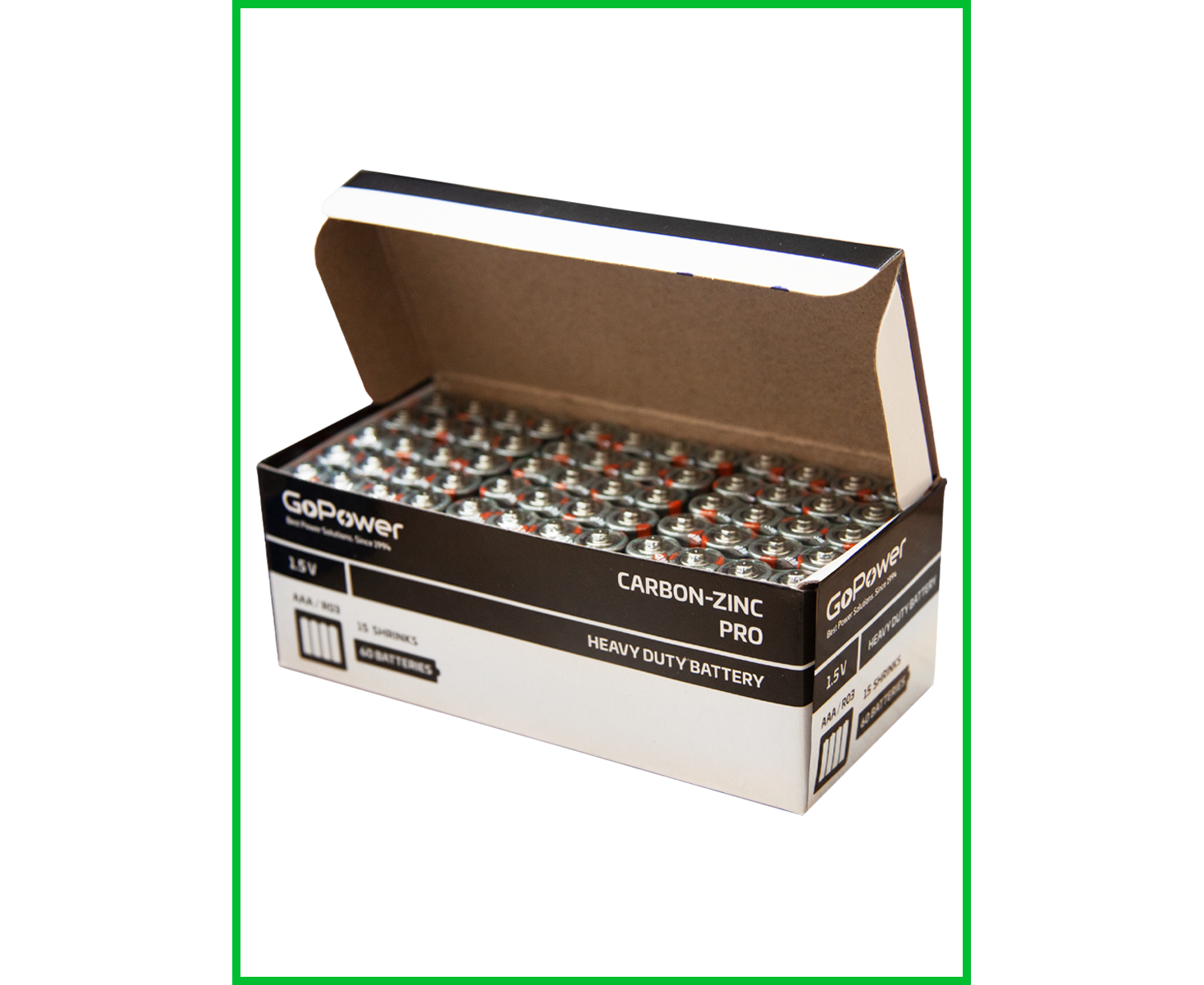 Батарейка Go Power R03 AAA Shrink 4 Heavy Duty 1.5 V (4/60/1200)