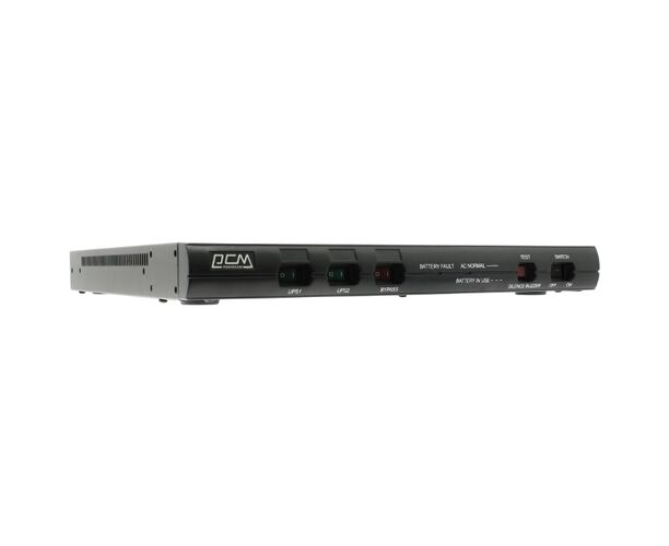 ИБП Powercom KIN-600 AP, Rack Mount, 1 U, линейноинтерактивный, 600 ВA, 360 Вт, вход IEC320 C14, 4 розетки IEC320 C13 с резервным питанием, 1 розетка IEC320 C13 с фильтрацией, USB, RS-232, защита R...