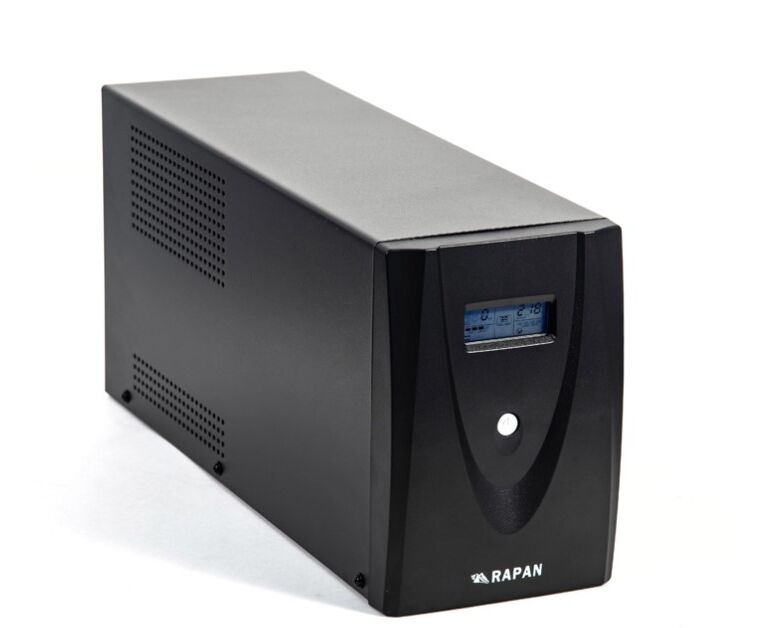 ИБП Бастион RAPAN-UPS 3000 black (734) (линейно-интерактивный, 3000 VA, 1800 W, 2x EURO, 2x C13) (RAPAN-UPS 3000)