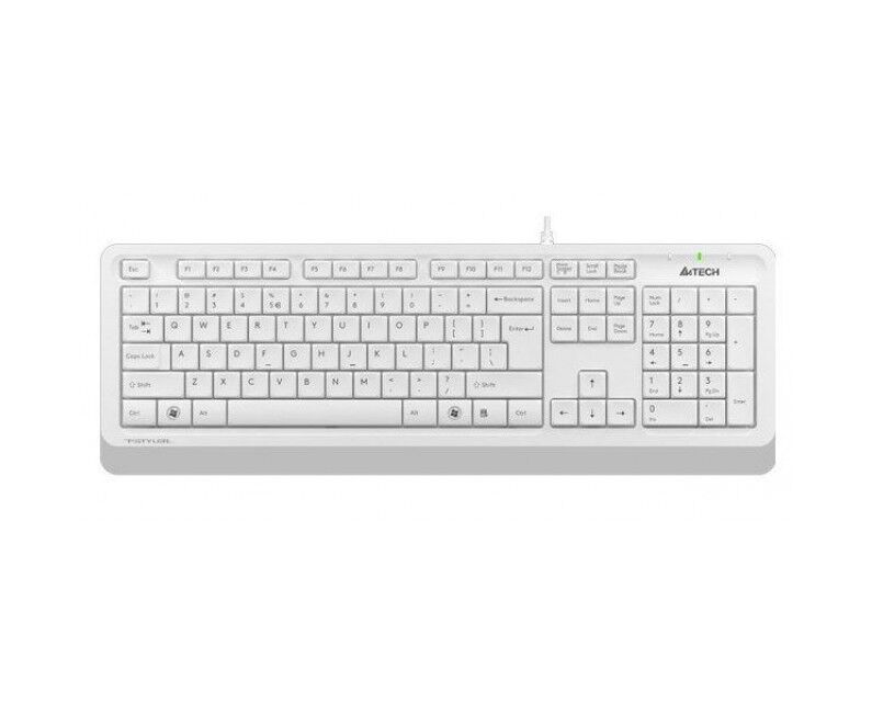 Клавиатура A4 Tech Fstyler FK10 белый/серый USB Multimedia