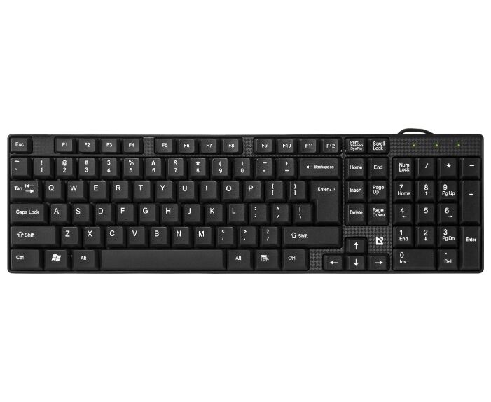 Клавиатура DEFENDER Accent SB-720 compact, USB, черный