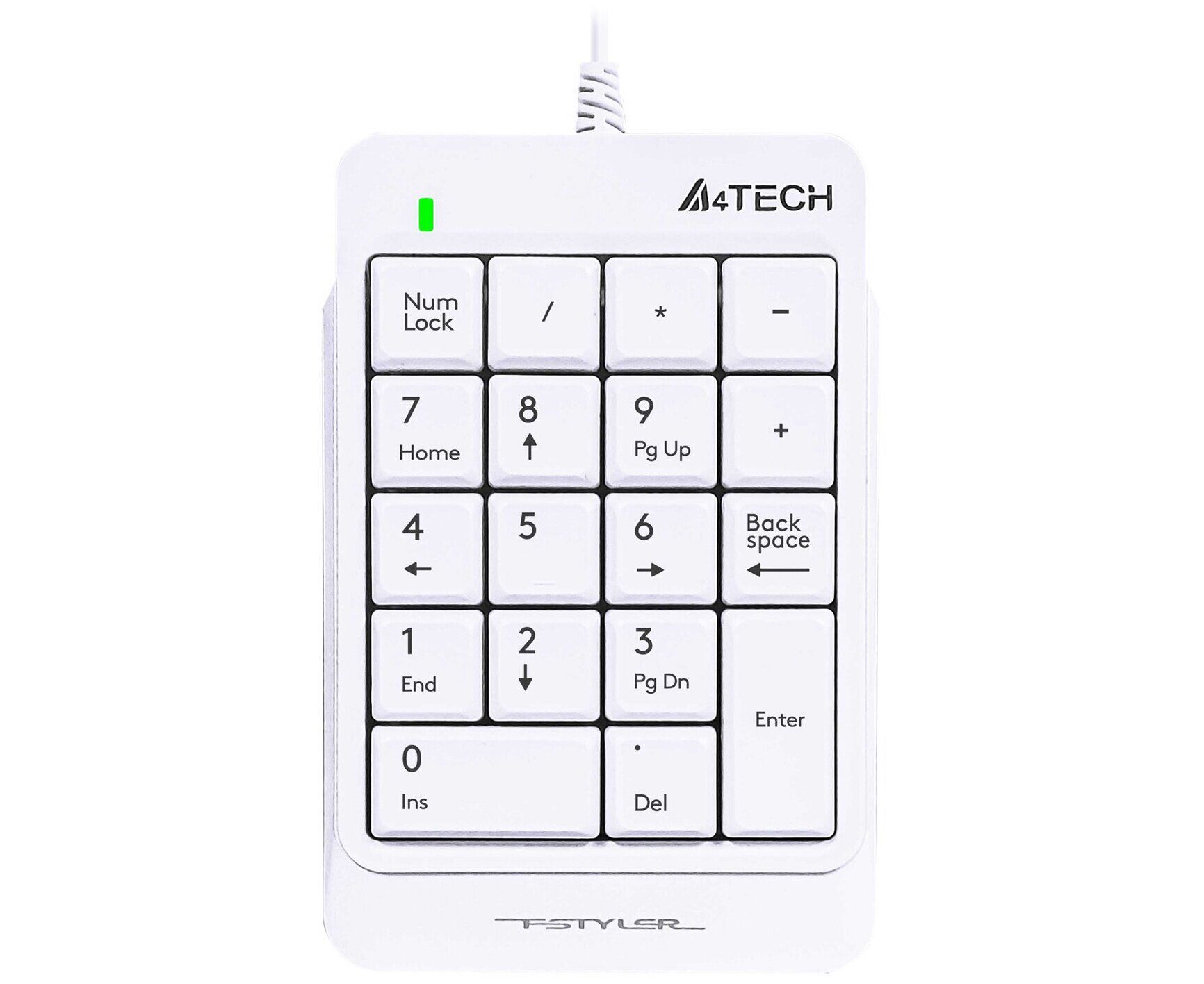 Числовой блок A4 TECH Fstyler FK13 белый