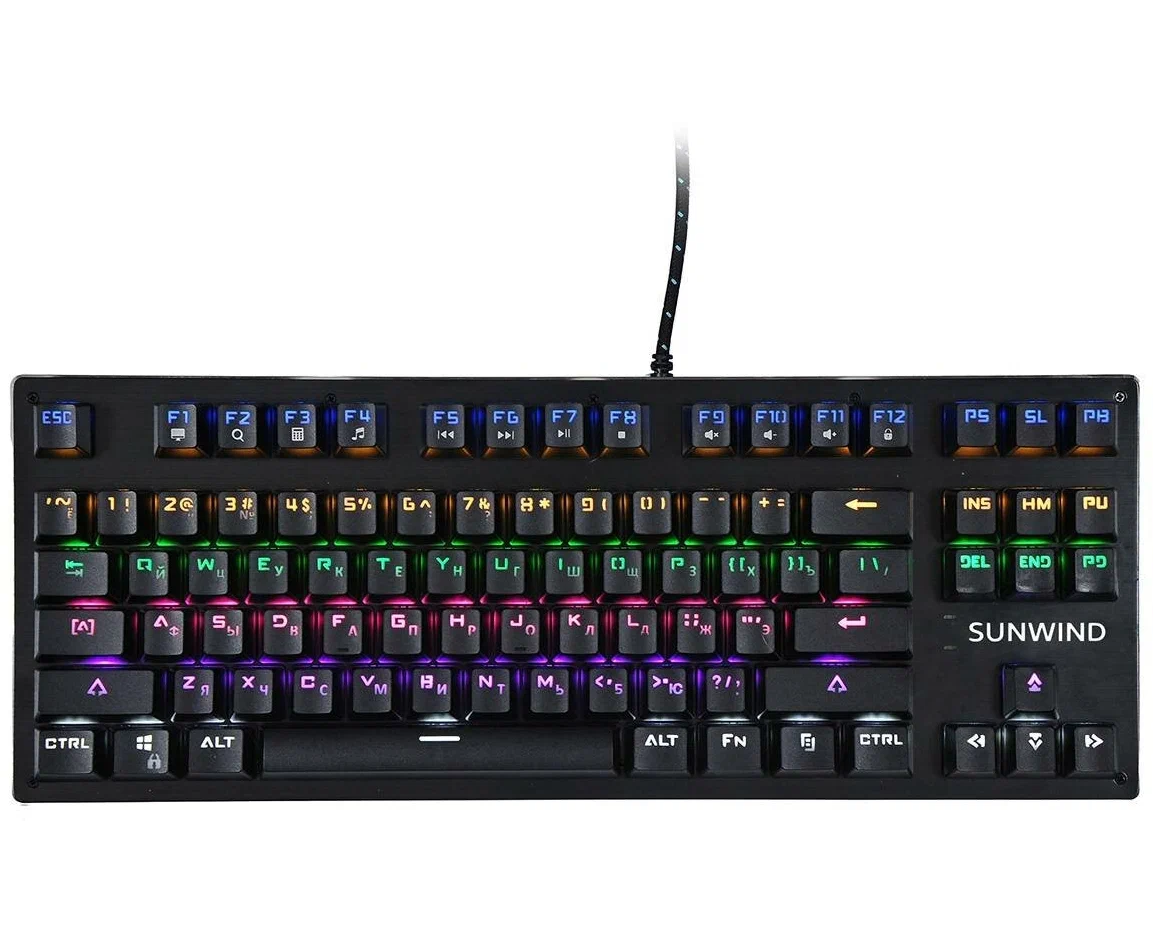 Клавиатура Sun Wind SW-K900 G (1422332) черный USB