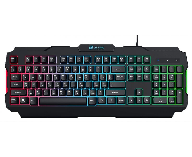 Клавиатура OKLICK 757 G HW2 (1790295) черный USB for gamer