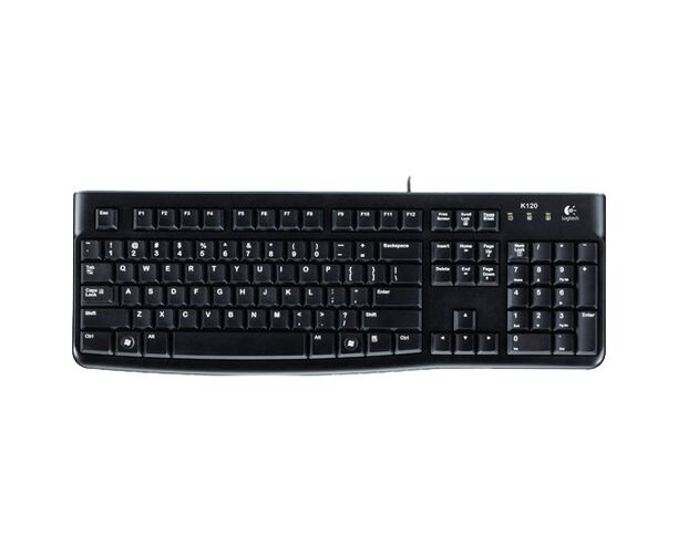 Клавиатура Logitech K120 EER, USB чёрная (920-002506)