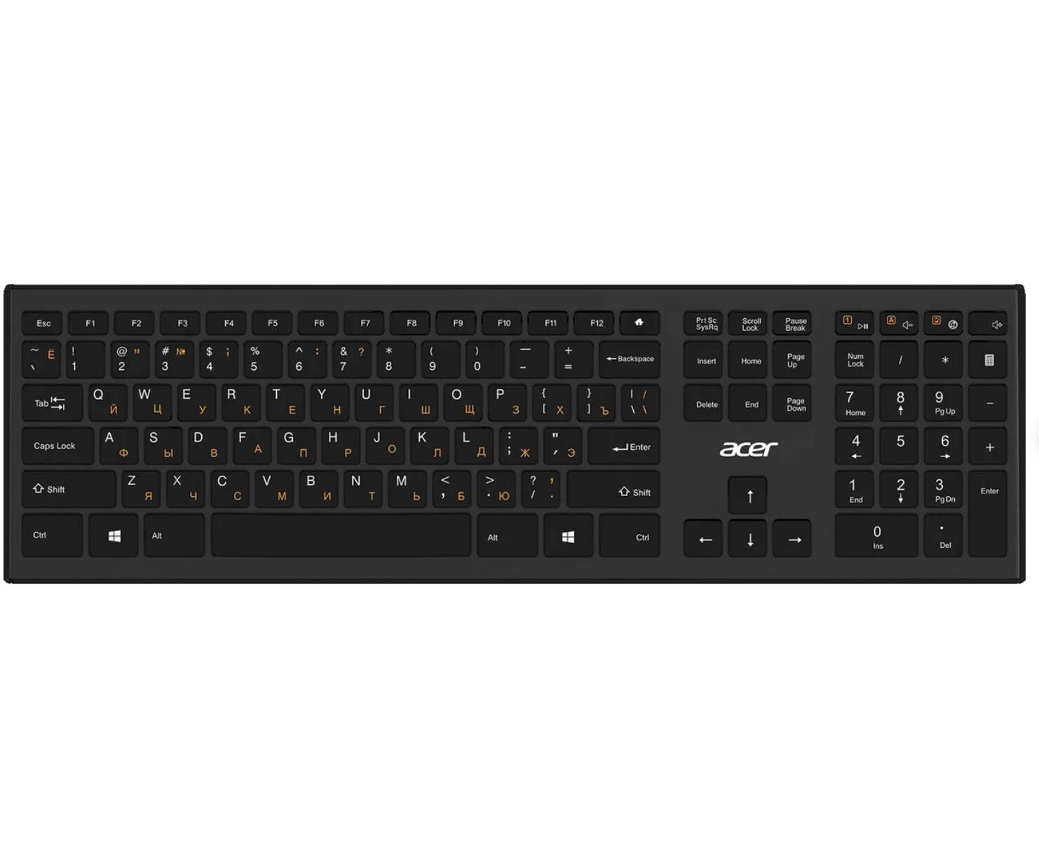 Клавиатура Acer OKR010 черный (ZL.KBDEE.003)