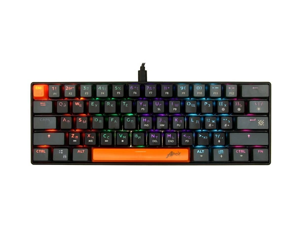 Клавиатура DEFENDER Apex GK-002 RU Black 45003 USB