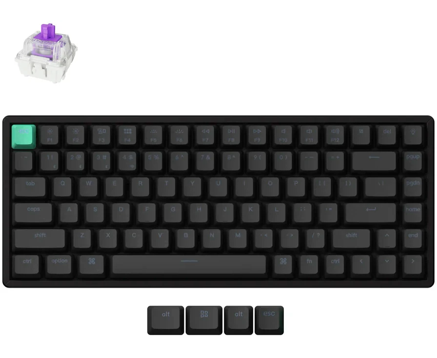 Клавиатура Keychron K2 HE Standart Edition Nebula Magnetic (K2 H-J1) Black