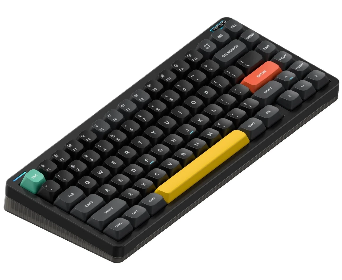 Клавиатура Nuphy Halo75v2-OB-32 Obsidian Black, RGB, Hot Swap, Lemon Switch