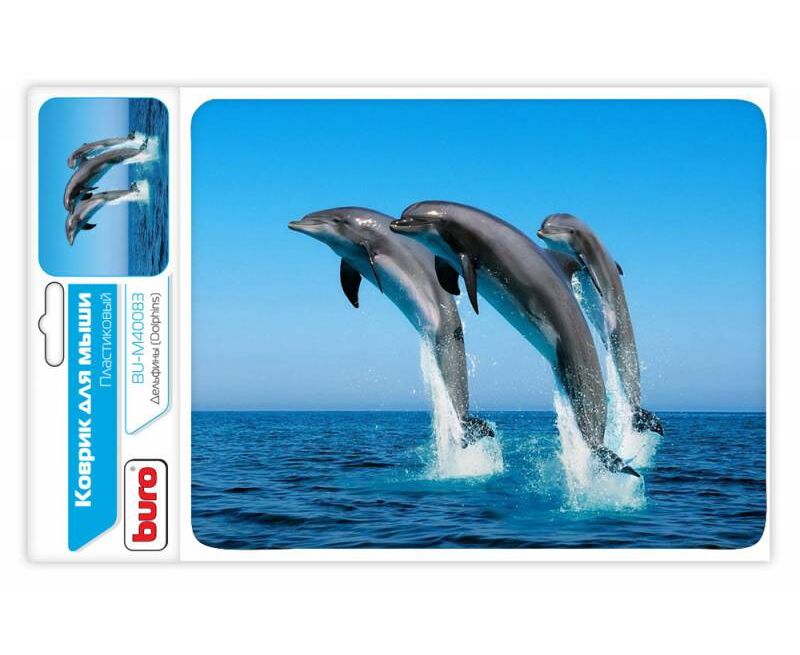 Коврик Buro BU-M40083, рисунок: дельфин
