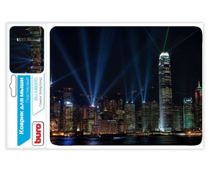 Коврик Buro BU-M80010, рисунок : Гонконг