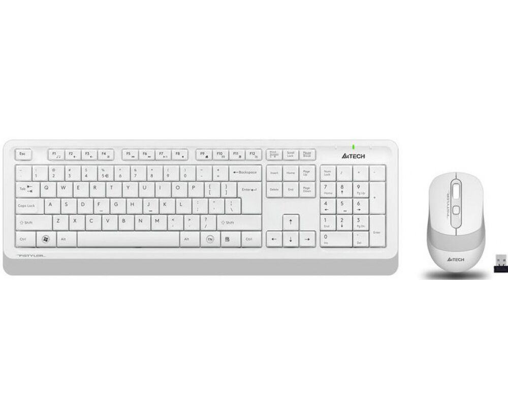 Клавиатура + мышь A4 Tech Fstyler FG1010 white