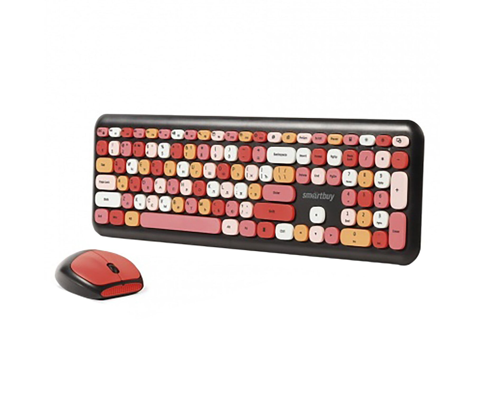 Беспроводной набор Smart Buy SBC-666395 AG-K мембранная клавиатура+мышь (multicolor) (213103)