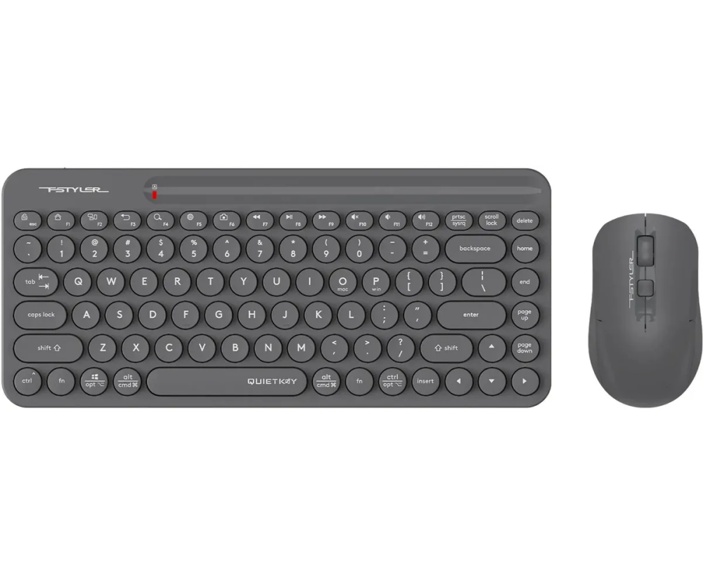Клавиатура + мышь A4 Tech Fstyler FG3200 Air2 серый