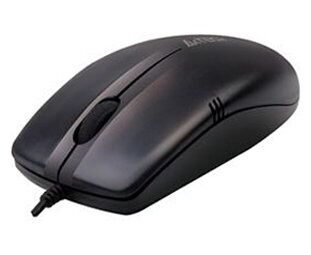 Мышь A4 Tech V-Track Padless OP-530 NU Black, оптическая,1000dpi, 2кн, USB