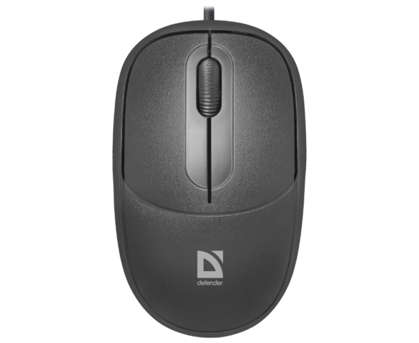 Мышь Defender Datum MS-980 Black, USB, 1000 dpi , оптическая, проводная, 3кн.