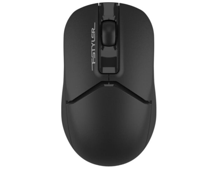 Мышь A4 Tech Fstyler FG12 черный оптическая (1200dpi) беспроводная USB (3but)