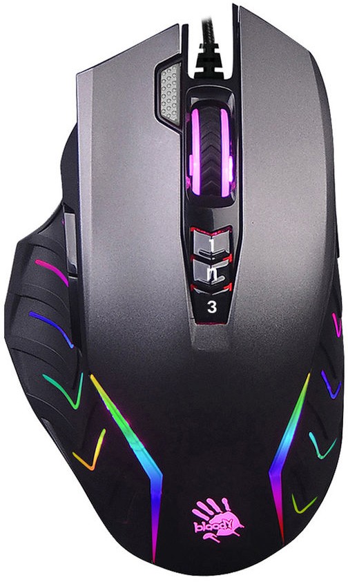 Мышь A4 Tech Bloody J95s серый