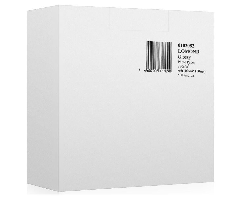 Бумага Lomond 0102082 10x15/230г/м 2/500л./белый глянцевое для струйной печати